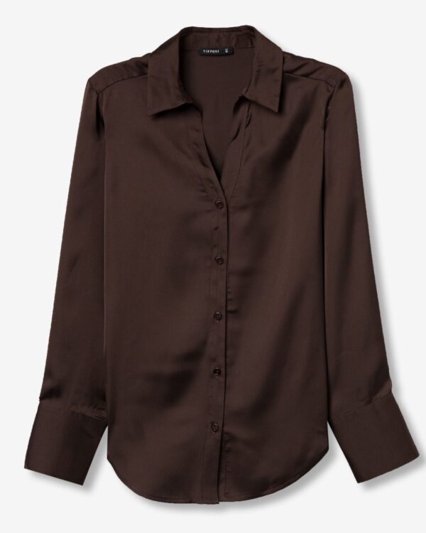 Camisa Marrón CAMILA (Tiffosi)