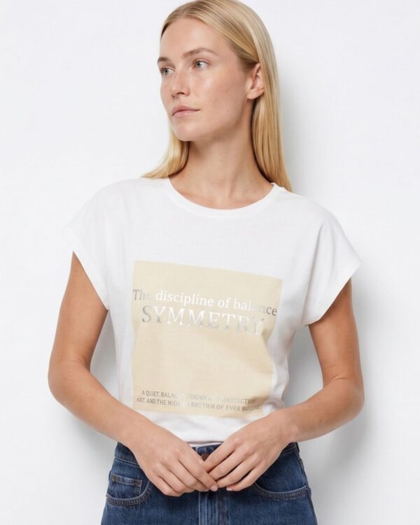 Camiseta Blanca SIMETRY (Tiffosi)