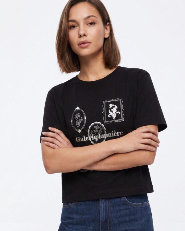 Camiseta Negra BONNIE (Tiffosi)