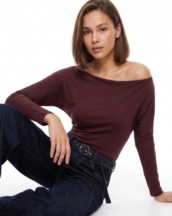 Camiseta Burdeos ANAÍS (Tiffosi)