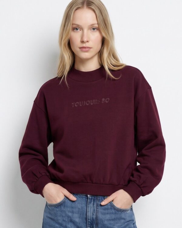 Sudadera Borgoña GRETA (Tiffosi)
