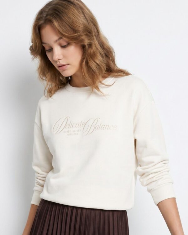 Sudadera Blanca SALMA (Tiffosi)