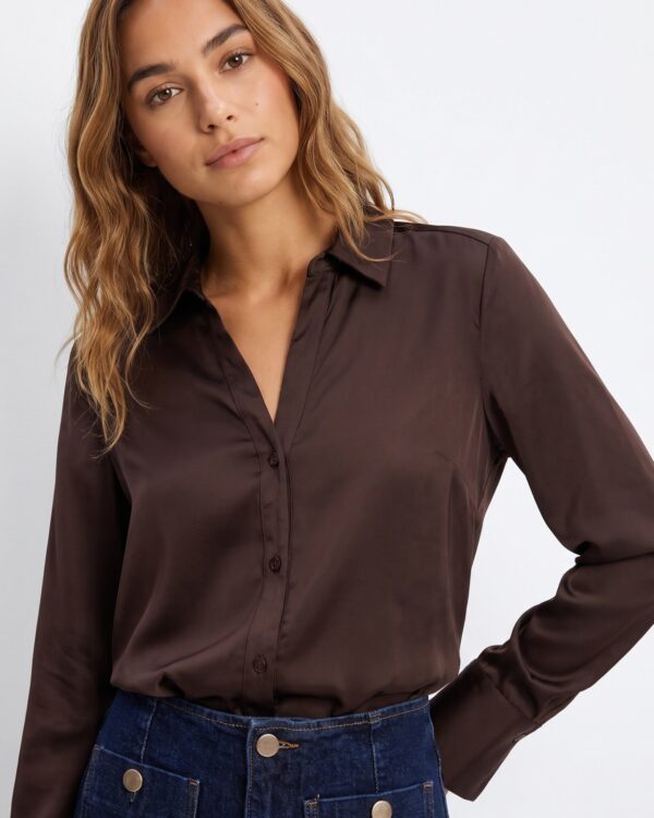 Camisa Marrón CAMILA (Tiffosi)